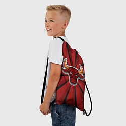 Рюкзак-мешок Красный бык, цвет: 3D-принт — фото 2