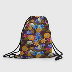 Рюкзак-мешок Exotic Flowers, цвет: 3D-принт