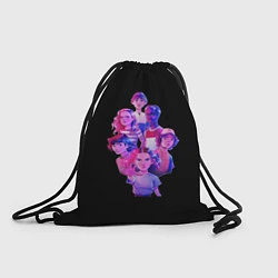 Рюкзак-мешок ОЧЕНЬ СТРАННЫЕ ДЕЛА, цвет: 3D-принт