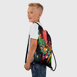 Рюкзак-мешок MINECRAFT GAME S, цвет: 3D-принт — фото 2