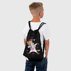 Рюкзак-мешок Unicorn Dab, цвет: 3D-принт — фото 2