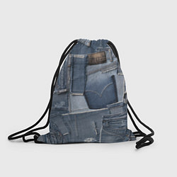 Рюкзак-мешок Jeans life, цвет: 3D-принт