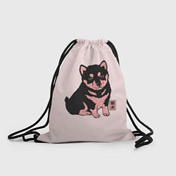 Рюкзак-мешок Щенок Сиба-Ину, цвет: 3D-принт