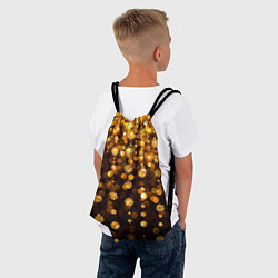 Рюкзак-мешок ЗОЛОТЫЕ БЛЕСТКИ, цвет: 3D-принт — фото 2