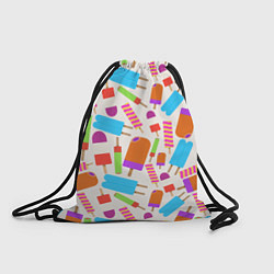 Рюкзак-мешок Мороженое, цвет: 3D-принт
