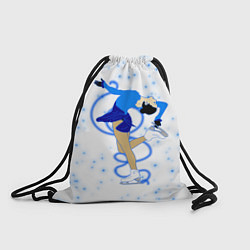 Рюкзак-мешок Фигурное катание, цвет: 3D-принт