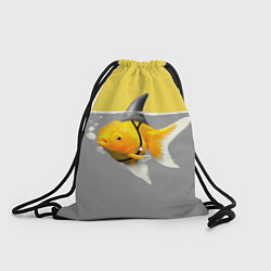 Рюкзак-мешок Рыба-акула PANTONE 13-0647, цвет: 3D-принт