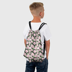 Рюкзак-мешок Камуфляж из цветов, цвет: 3D-принт — фото 2