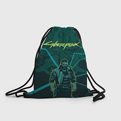 Рюкзак-мешок Cyberpunk 2077, цвет: 3D-принт