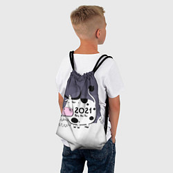 Рюкзак-мешок Корова 2021, цвет: 3D-принт — фото 2