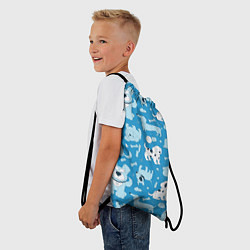 Рюкзак-мешок Собачки, цвет: 3D-принт — фото 2