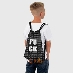 Рюкзак-мешок F*CK F*CK F*CK, цвет: 3D-принт — фото 2