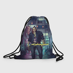 Рюкзак-мешок Jackie Welles Cyberpunk, цвет: 3D-принт