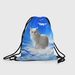 Рюкзак-мешок Кот в облаках, цвет: 3D-принт