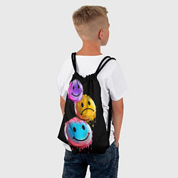 Рюкзак-мешок Smail, цвет: 3D-принт — фото 2