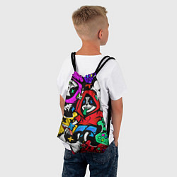 Рюкзак-мешок Play, цвет: 3D-принт — фото 2