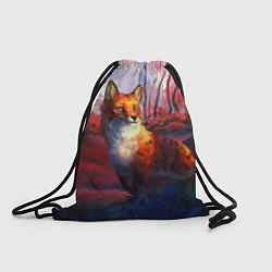 Рюкзак-мешок Рыжая лиса, цвет: 3D-принт