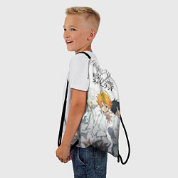 Рюкзак-мешок Персонажи Обещанный Неверленд, цвет: 3D-принт — фото 2