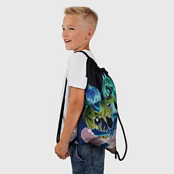 Рюкзак-мешок Человек Бензопила, цвет: 3D-принт — фото 2