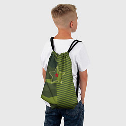 Рюкзак-мешок Милитари со звездой, цвет: 3D-принт — фото 2