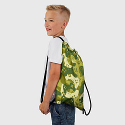 Рюкзак-мешок Гейм милитари, цвет: 3D-принт — фото 2