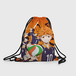 Рюкзак-мешок ВОЛЕЙБОЛ!! HAIKYUU!!, цвет: 3D-принт