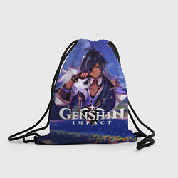 Рюкзак-мешок Genshin impact Kaeya, цвет: 3D-принт