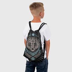 Рюкзак-мешок Медведь, цвет: 3D-принт — фото 2