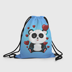 Рюкзак-мешок Панда, цвет: 3D-принт