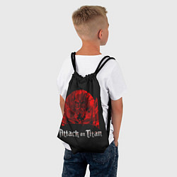 Рюкзак-мешок Атака титанов, цвет: 3D-принт — фото 2