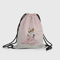 Рюкзак-мешок Собачка полотенце процедуры, цвет: 3D-принт