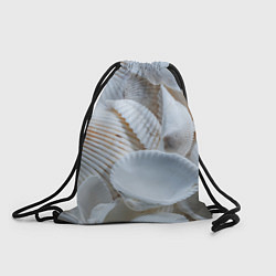 Рюкзак-мешок Ракушки, цвет: 3D-принт
