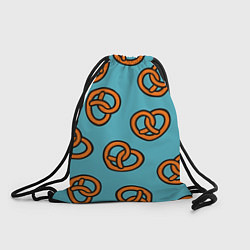Рюкзак-мешок Крендели, цвет: 3D-принт