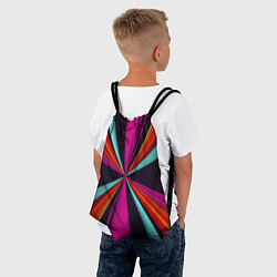 Рюкзак-мешок Полосы, цвет: 3D-принт — фото 2