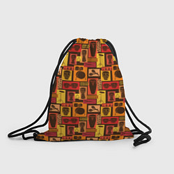 Рюкзак-мешок Ударные Инструменты, цвет: 3D-принт