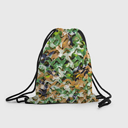 Рюкзак-мешок Пейнтбол, цвет: 3D-принт