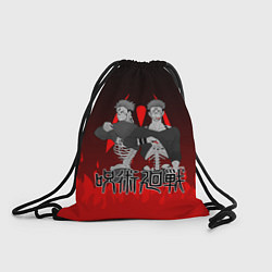 Рюкзак-мешок МАГИЧЕСКАЯ БИТВА SUKUNA, цвет: 3D-принт
