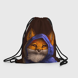 Рюкзак-мешок Лисенок в капюшоне, цвет: 3D-принт