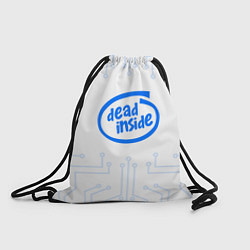 Рюкзак-мешок DEAD INSIDE, цвет: 3D-принт