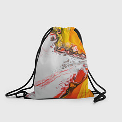 Мешок для обуви Рисунок желтой краской