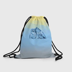 Рюкзак-мешок Совиная нежность, цвет: 3D-принт