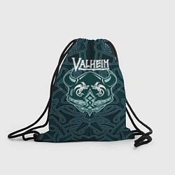 Рюкзак-мешок Valheim шлем с рогами, цвет: 3D-принт