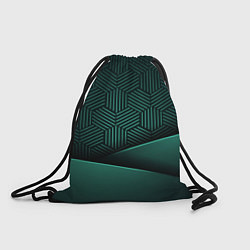 Рюкзак-мешок Luxury Green, цвет: 3D-принт