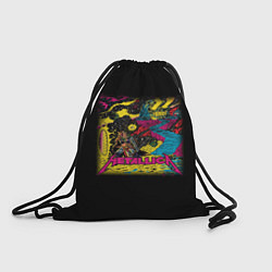 Рюкзак-мешок Metallica Металика, цвет: 3D-принт