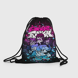 Рюкзак-мешок Friday Night Funkin Neon, цвет: 3D-принт