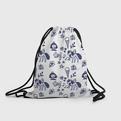 Рюкзак-мешок Девчачий дудл, цвет: 3D-принт