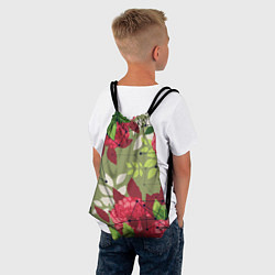 Рюкзак-мешок Neuro flower, цвет: 3D-принт — фото 2