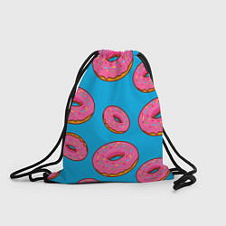 Рюкзак-мешок Пончики, цвет: 3D-принт