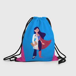 Рюкзак-мешок Медсестра Super Nurse Z, цвет: 3D-принт