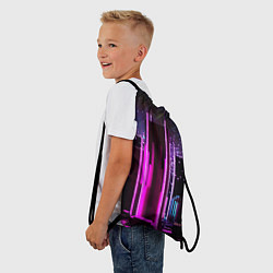 Рюкзак-мешок PINK CITY, цвет: 3D-принт — фото 2